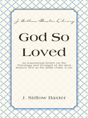 cover image of God So Loved